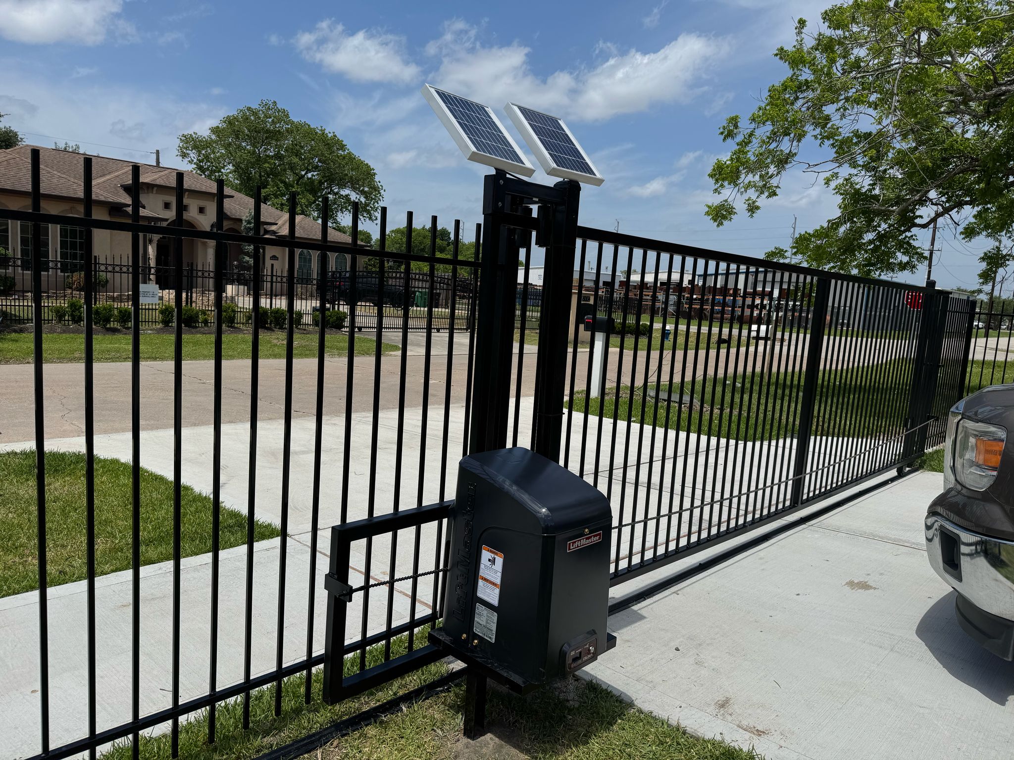 Commercial Automated Gate Installation Houston