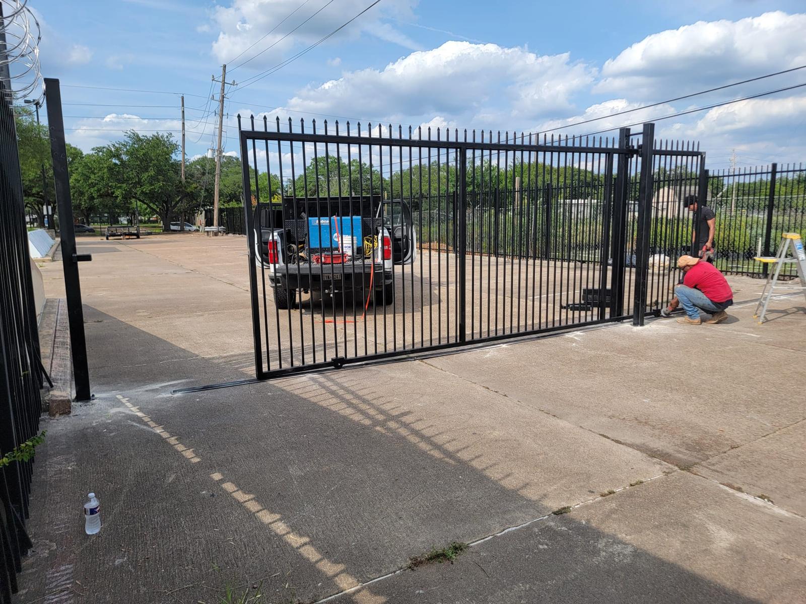 Commercial Industrial Site Fence Houston
