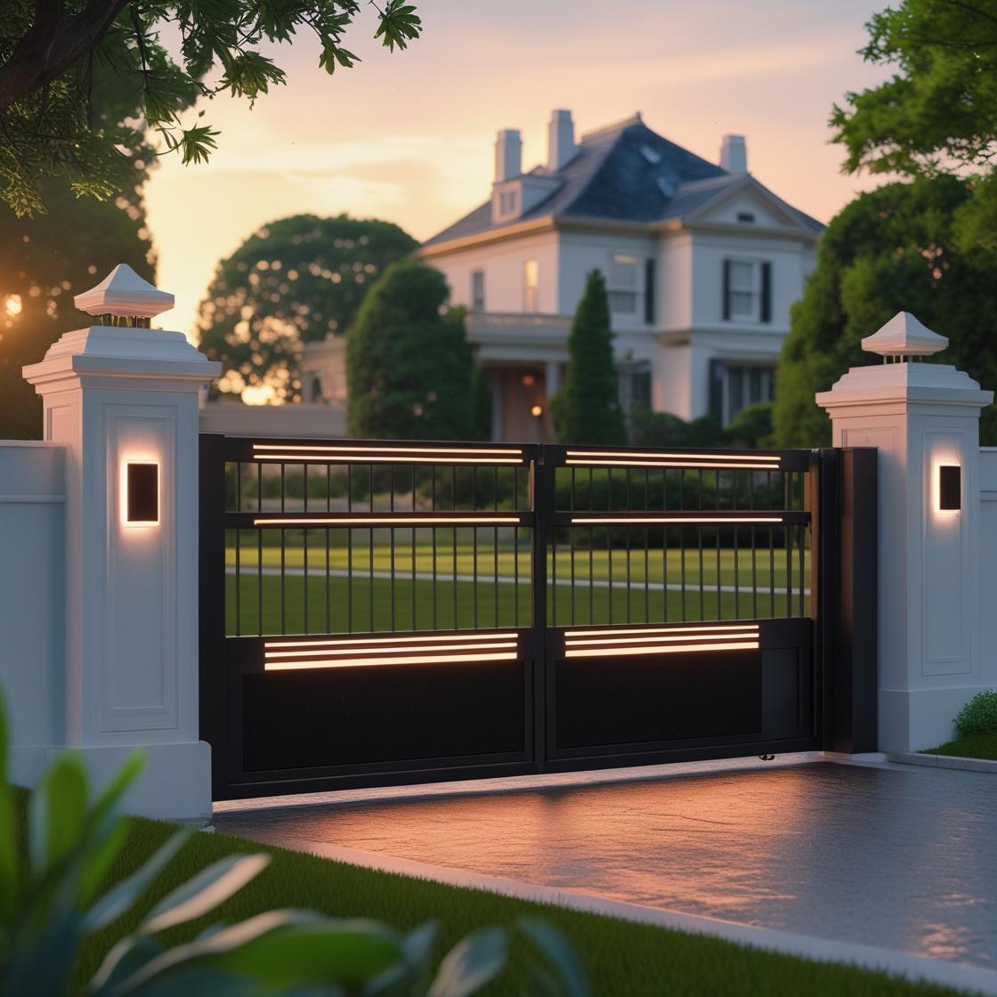 Elegant Entryway Gate Houston