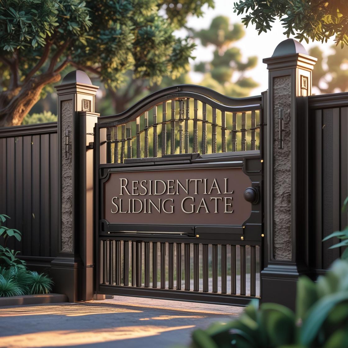 Elegant Gate Design Houston